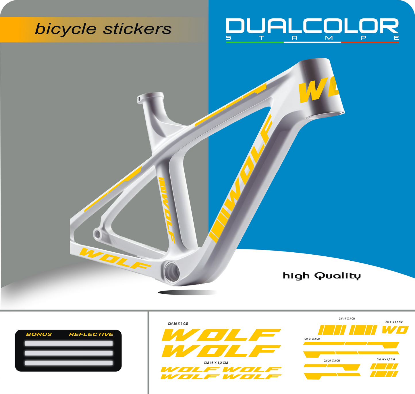 set adesivi decal vinile