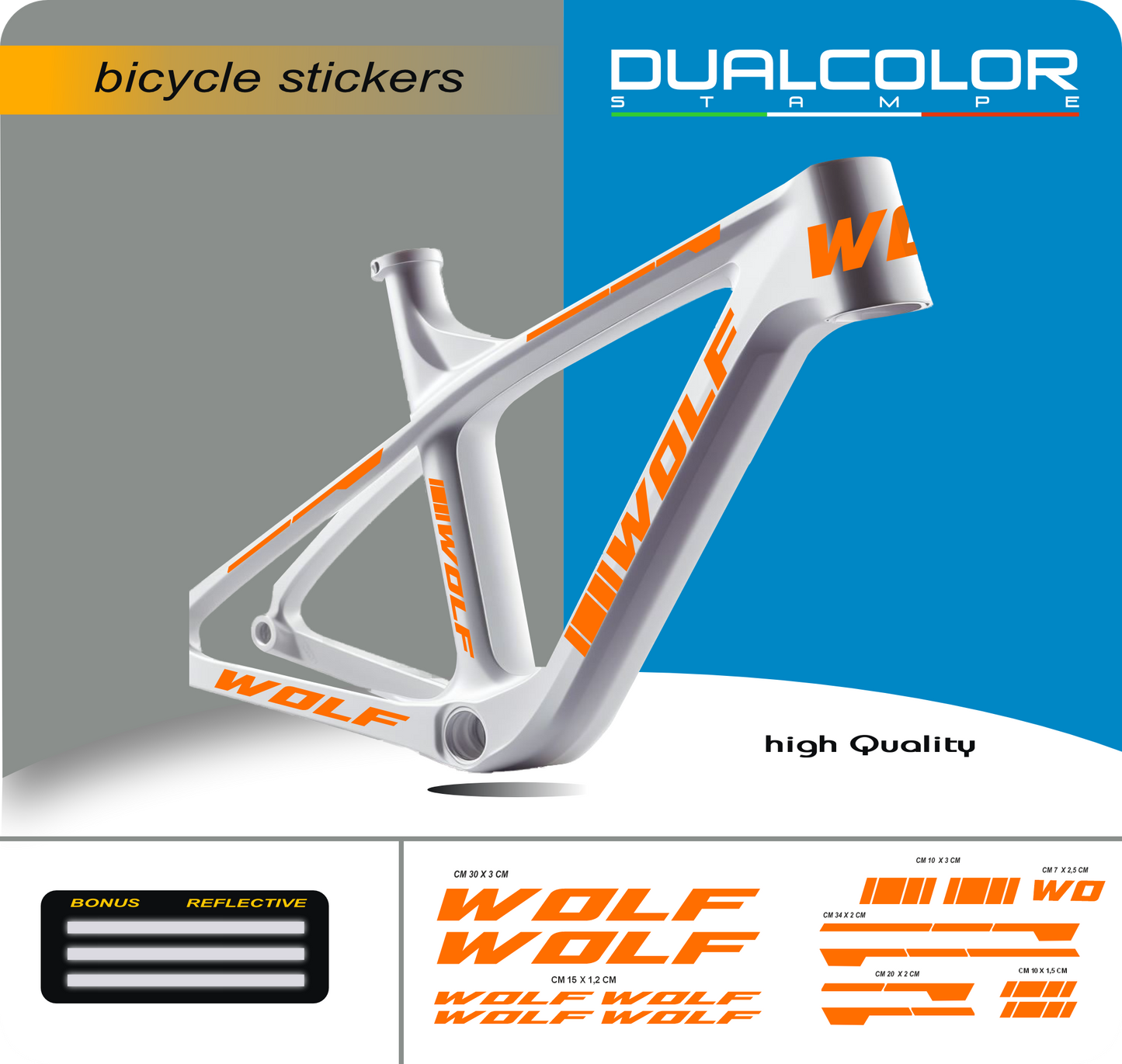 set adesivi decal vinile