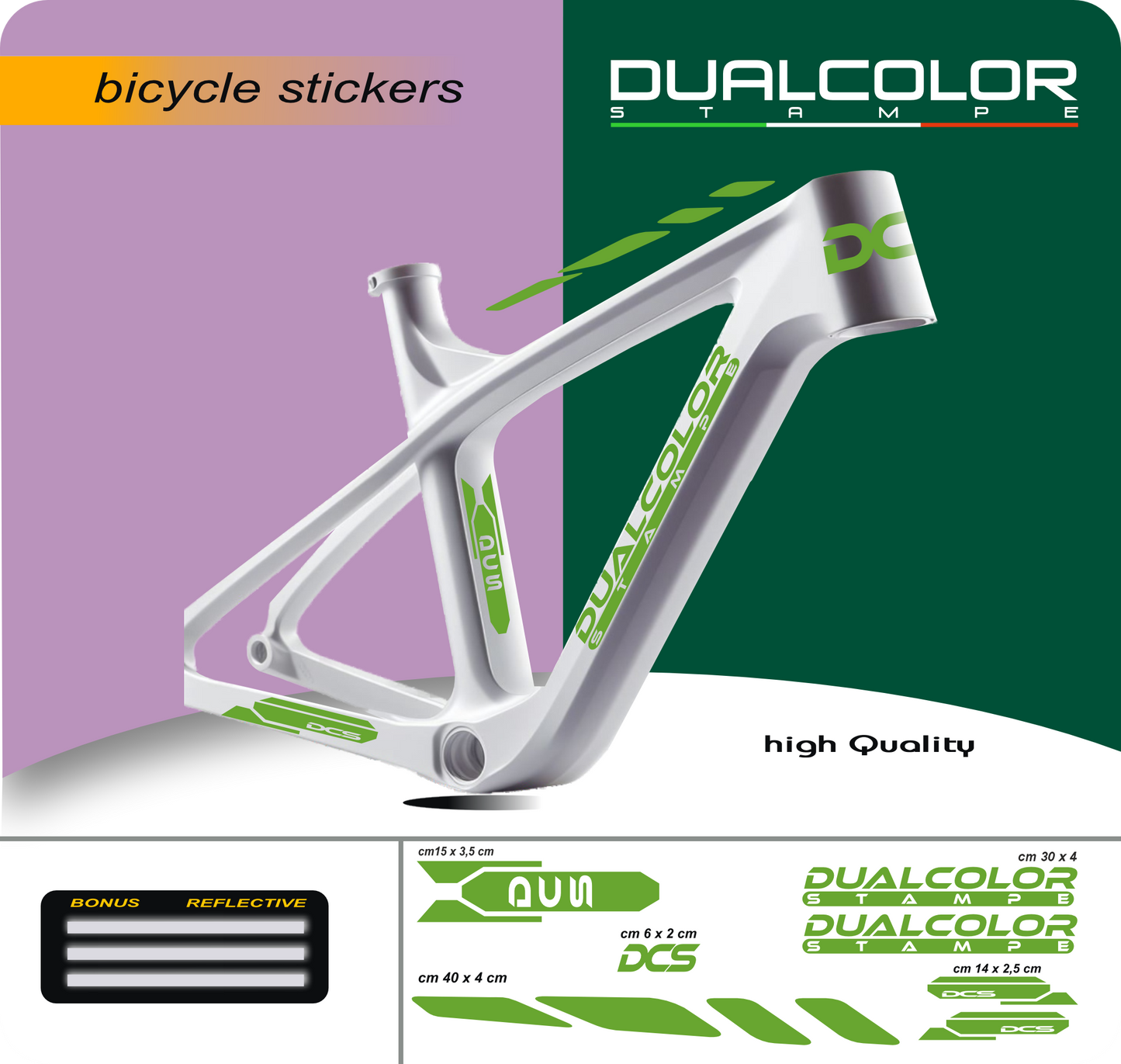 set adesivi decal vinile