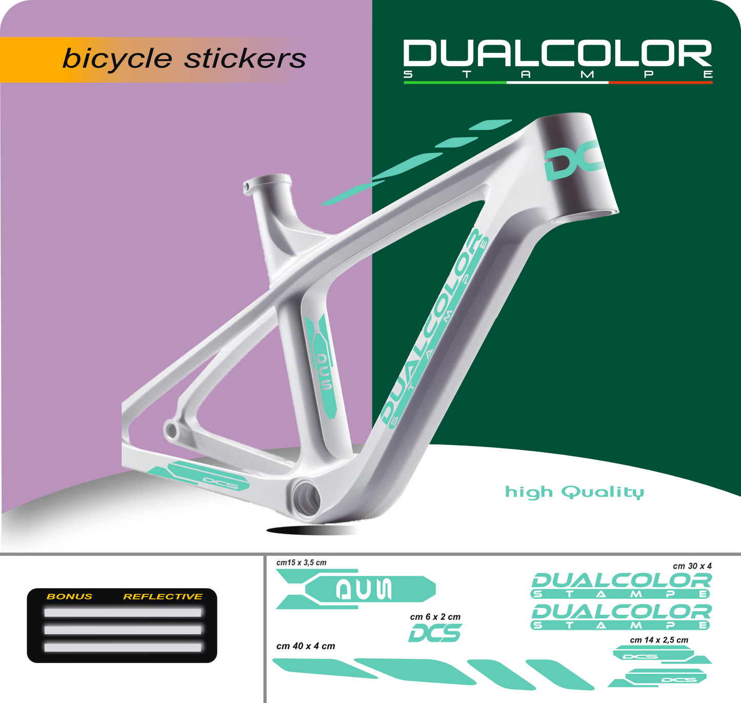 set adesivi decal vinile