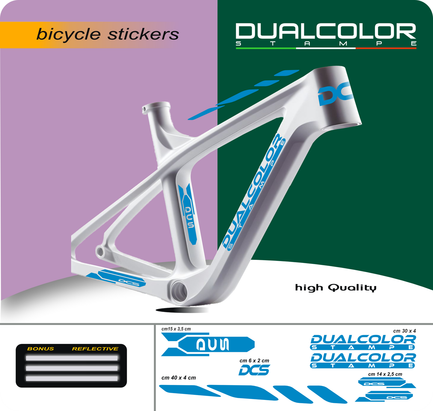 set adesivi decal vinile