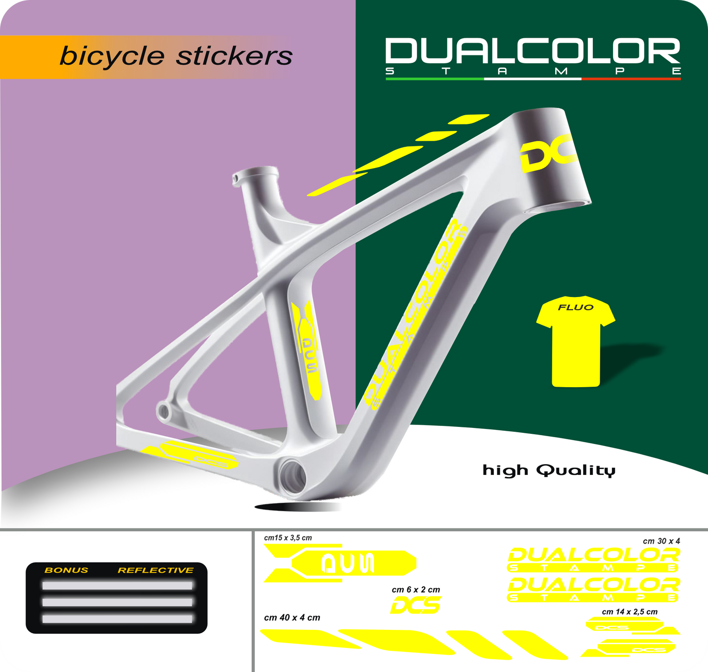 set adesivi decal vinile