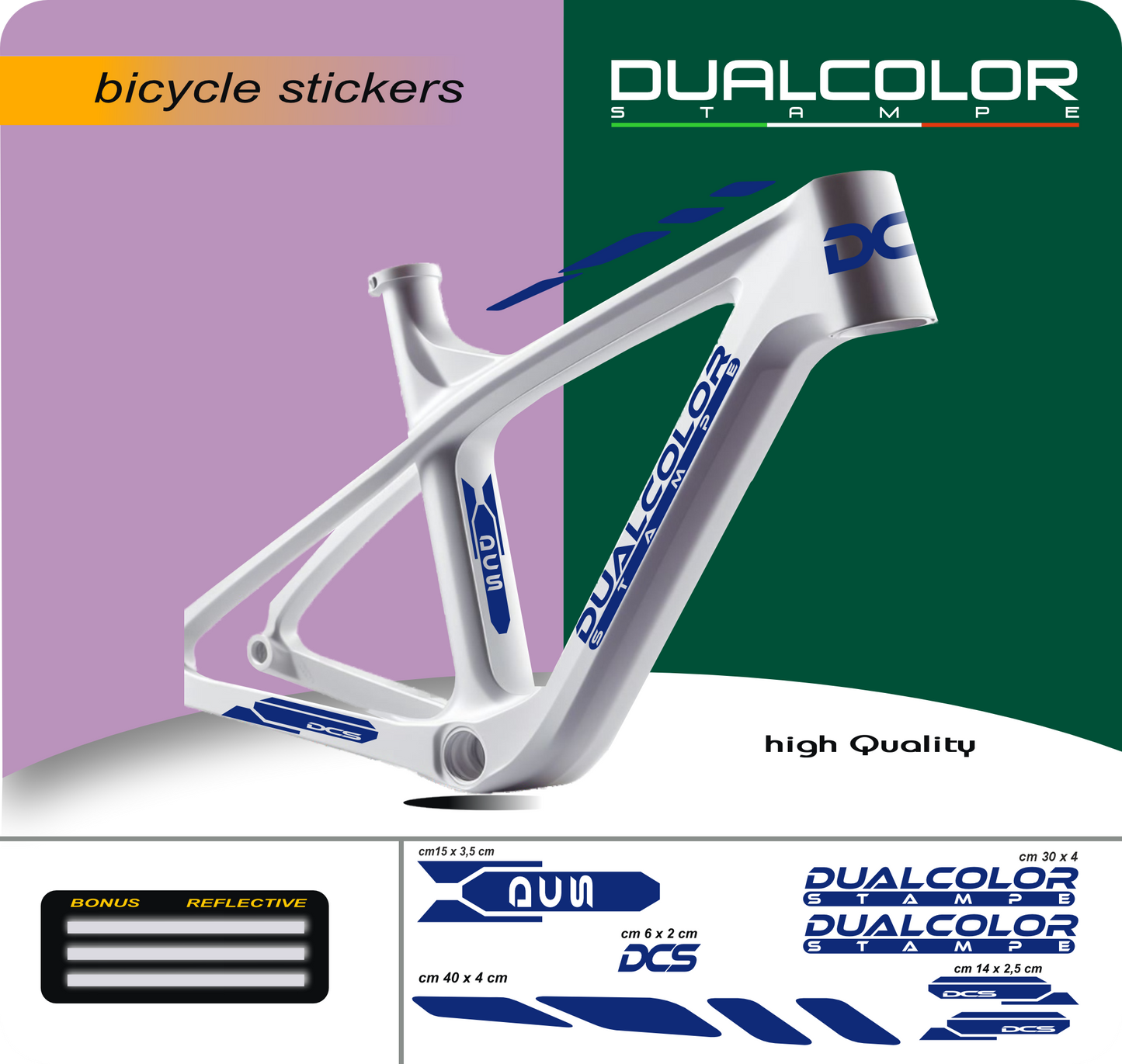 set adesivi decal vinile
