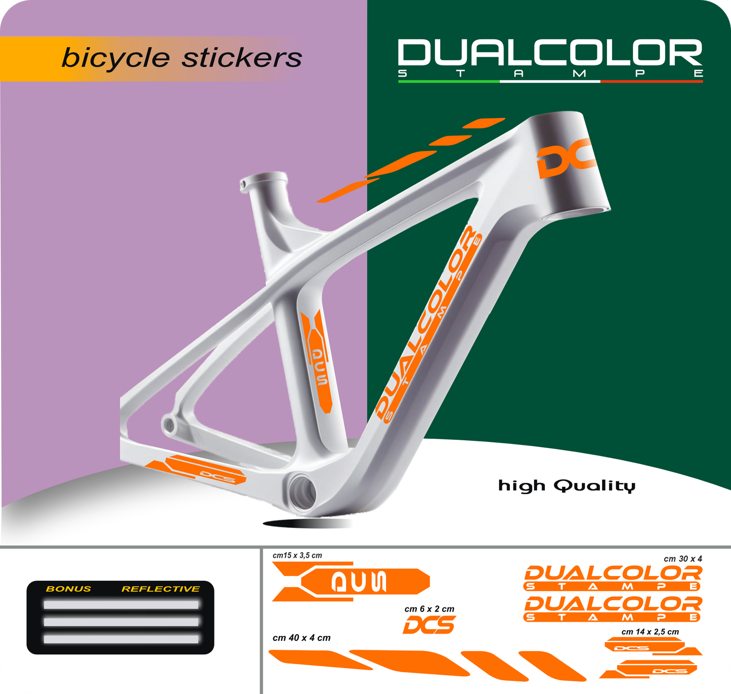set adesivi decal vinile
