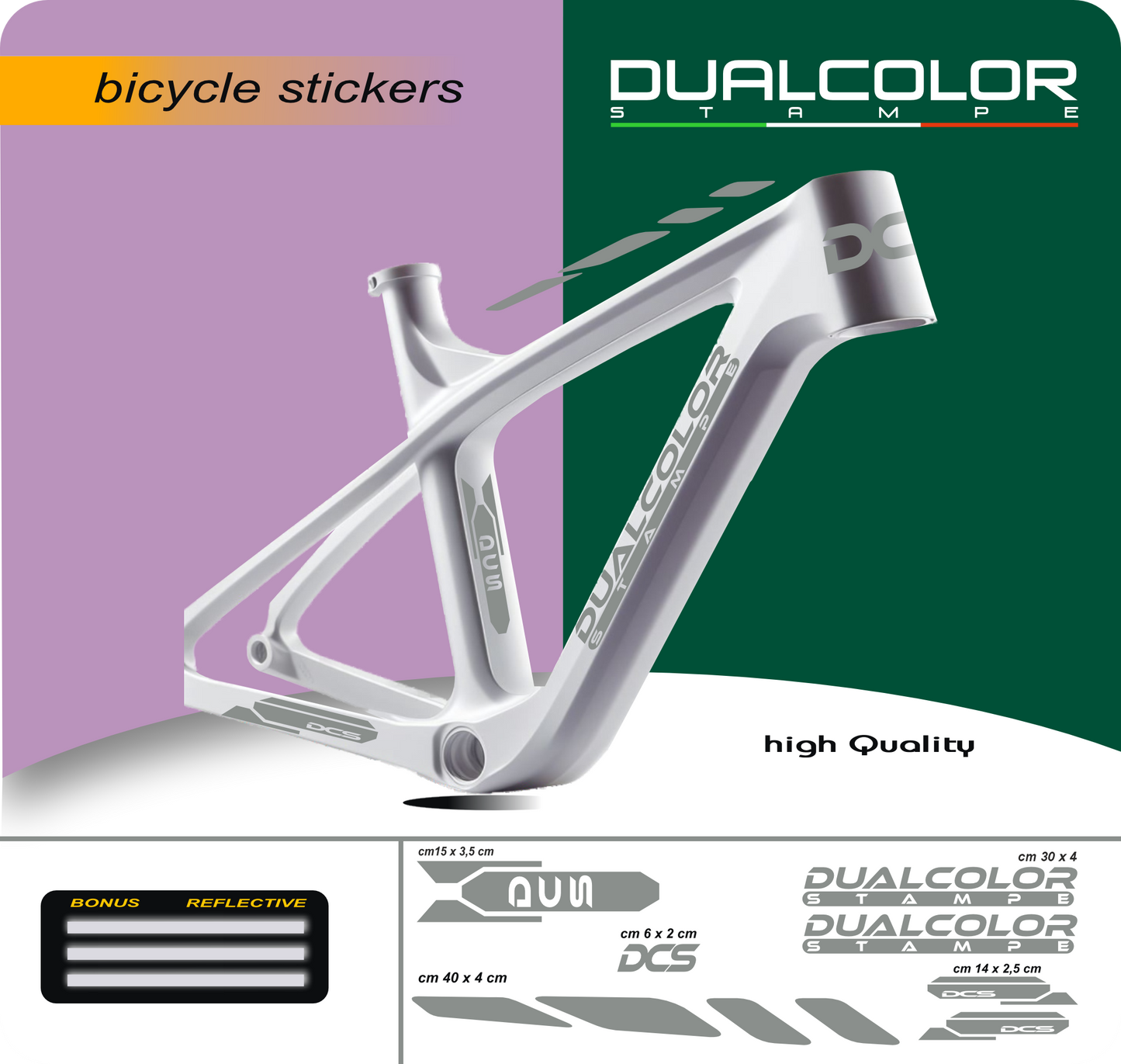 set adesivi decal vinile