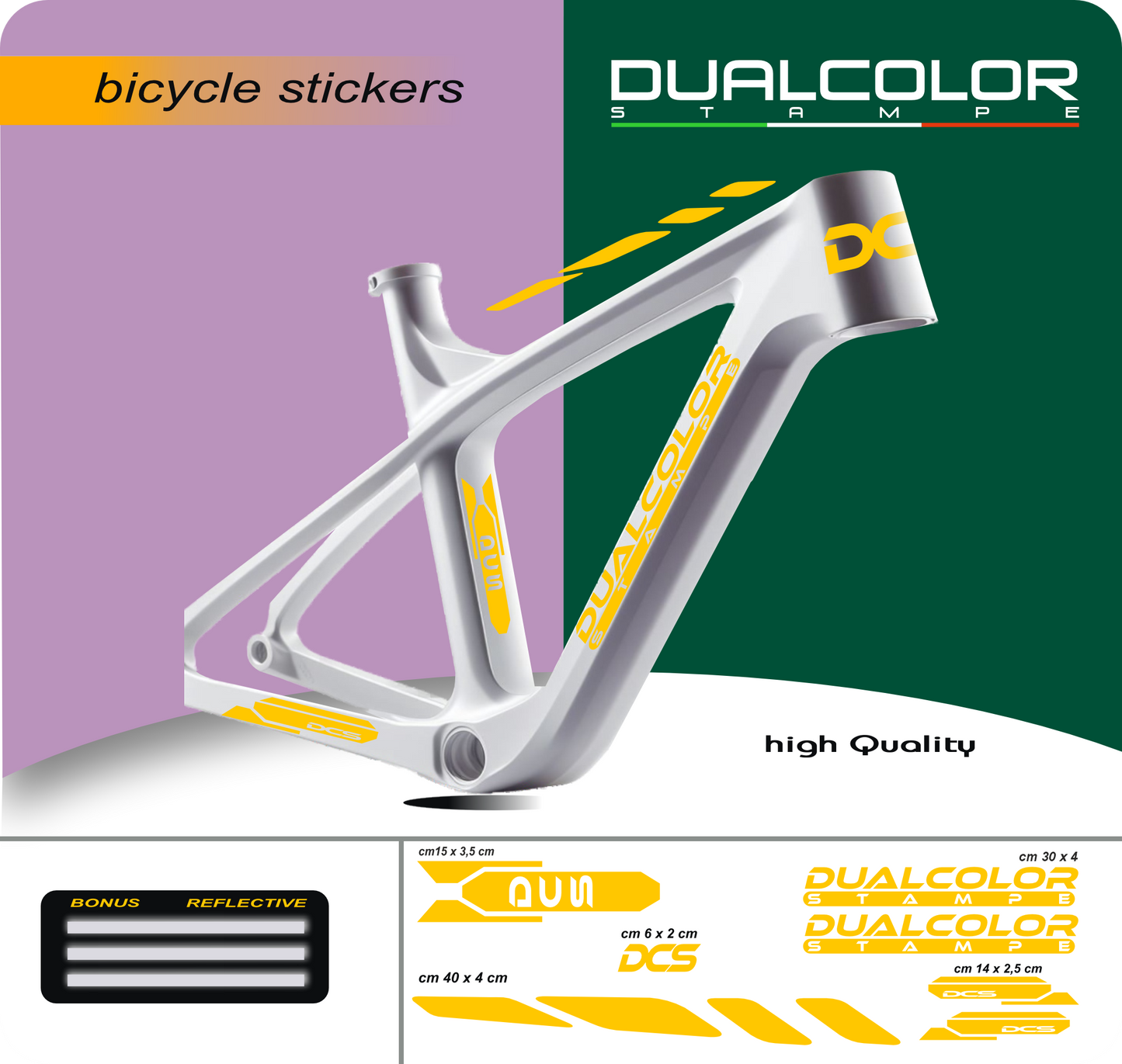 set adesivi decal vinile