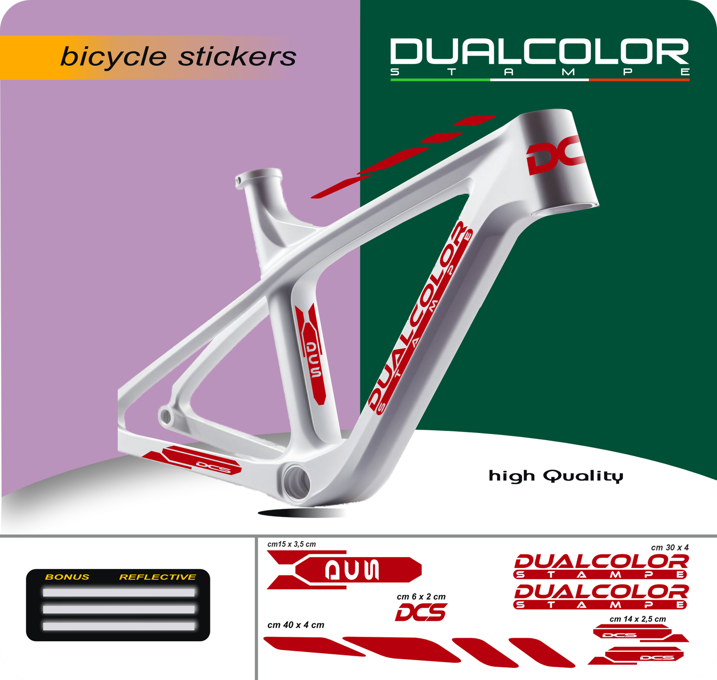 set adesivi decal vinile
