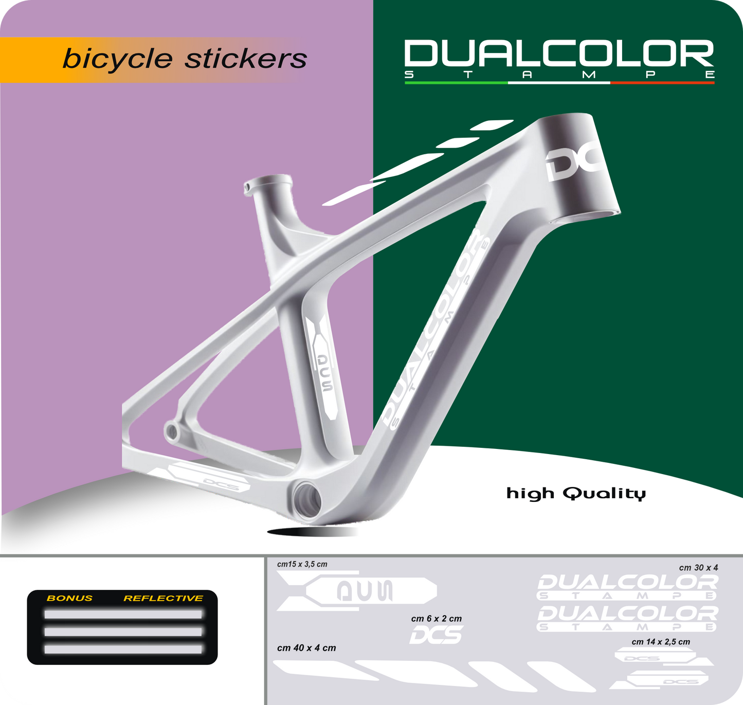 set adesivi decal vinile