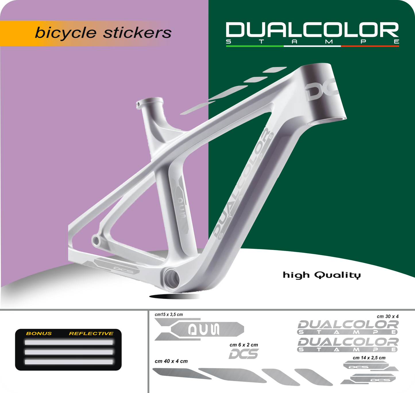 set adesivi decal vinile