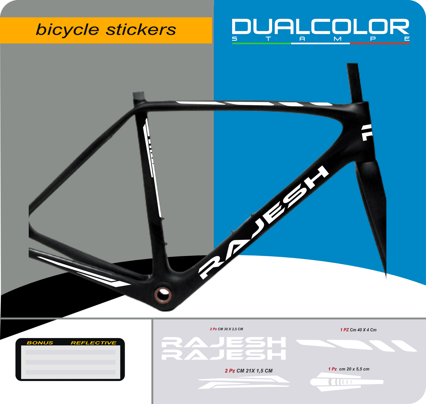 set adesivi decal vinile