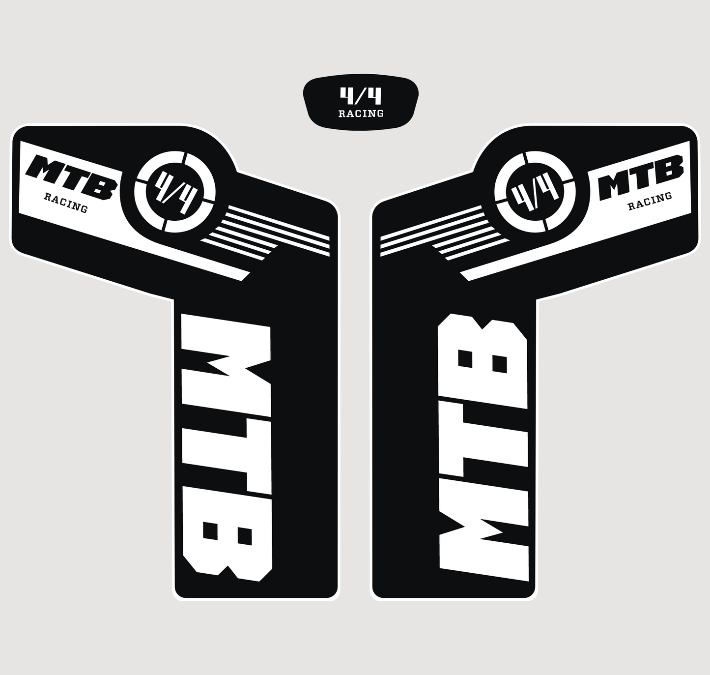 Adesivi Forcella MTB – Sticker Resistenti per Ammortizzatori Anteriori – Decalcomanie Vinile Impermeabili per Mountain Bike – Tuning Bici Personalizzato B0223