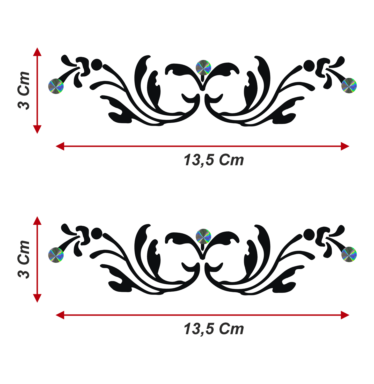 set adesivi decal vinile