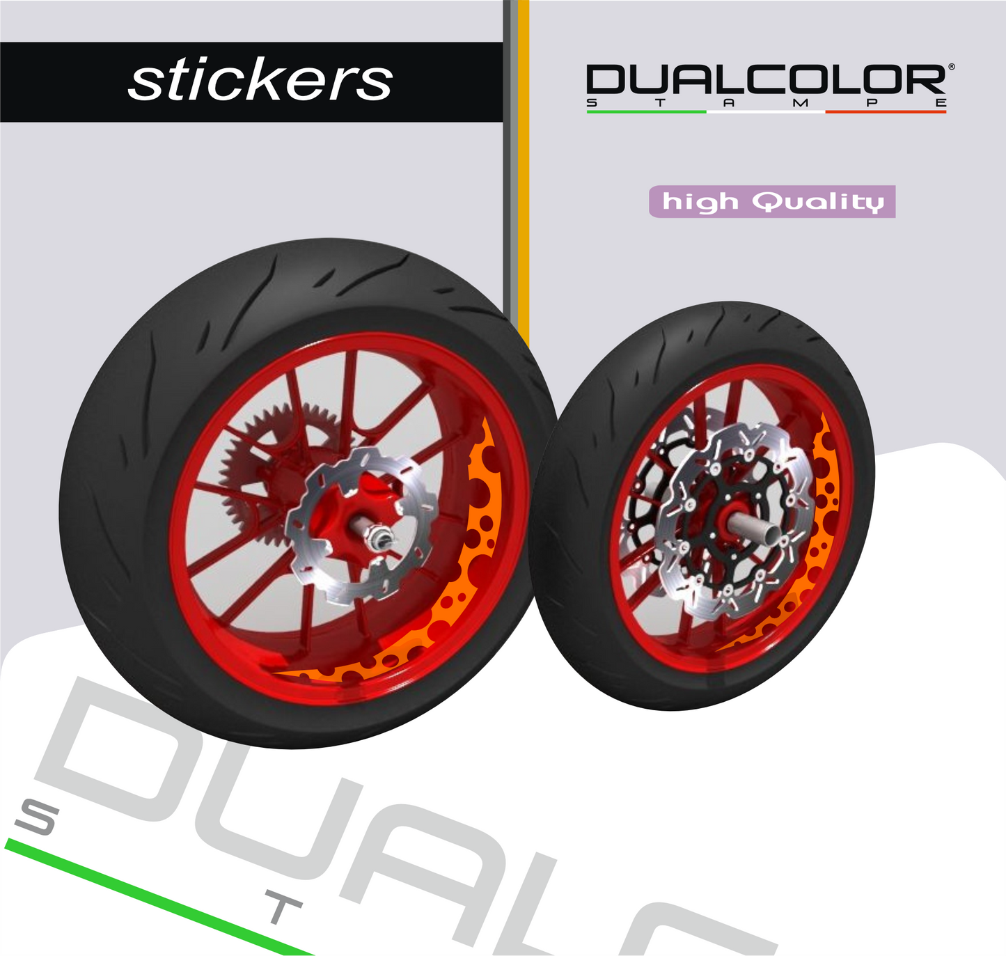 set adesivi decal vinile