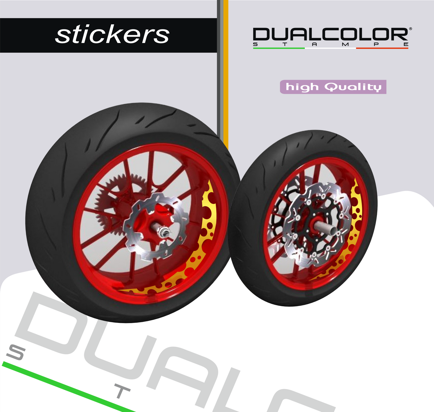 set adesivi decal vinile
