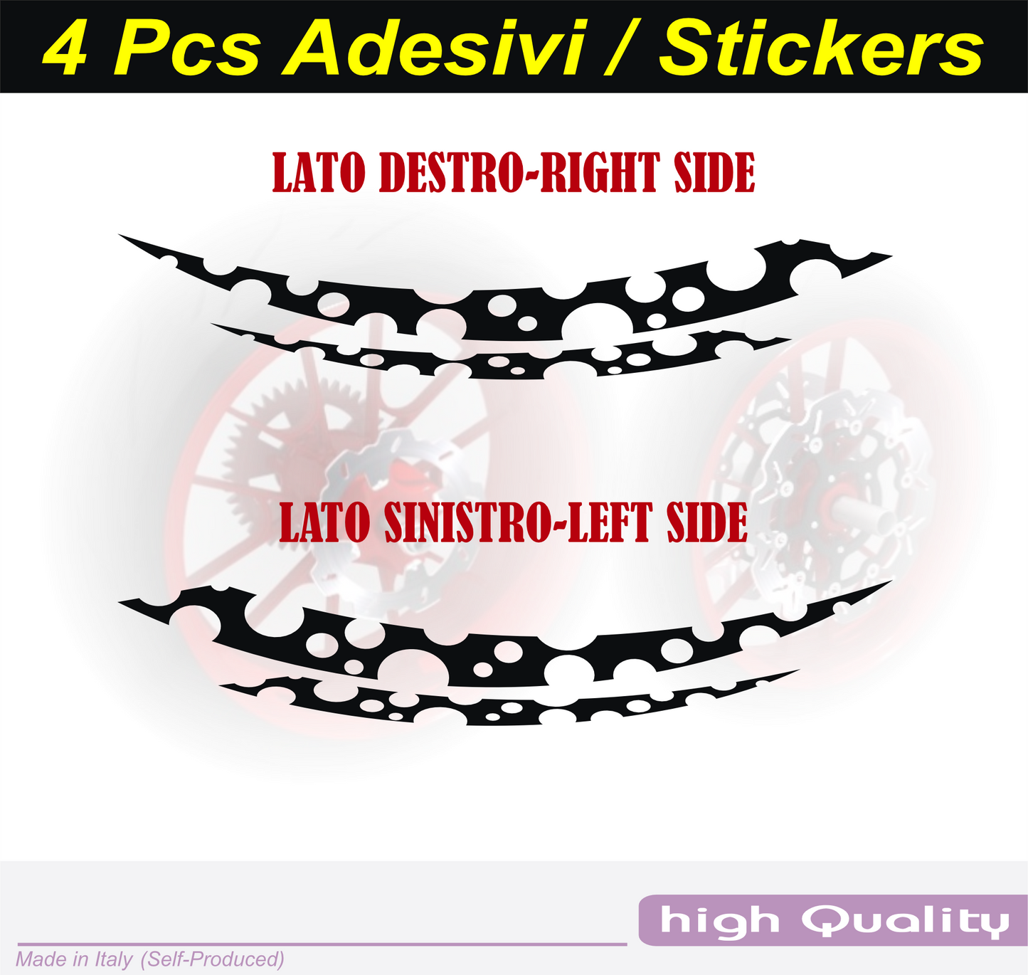 set adesivi decal vinile