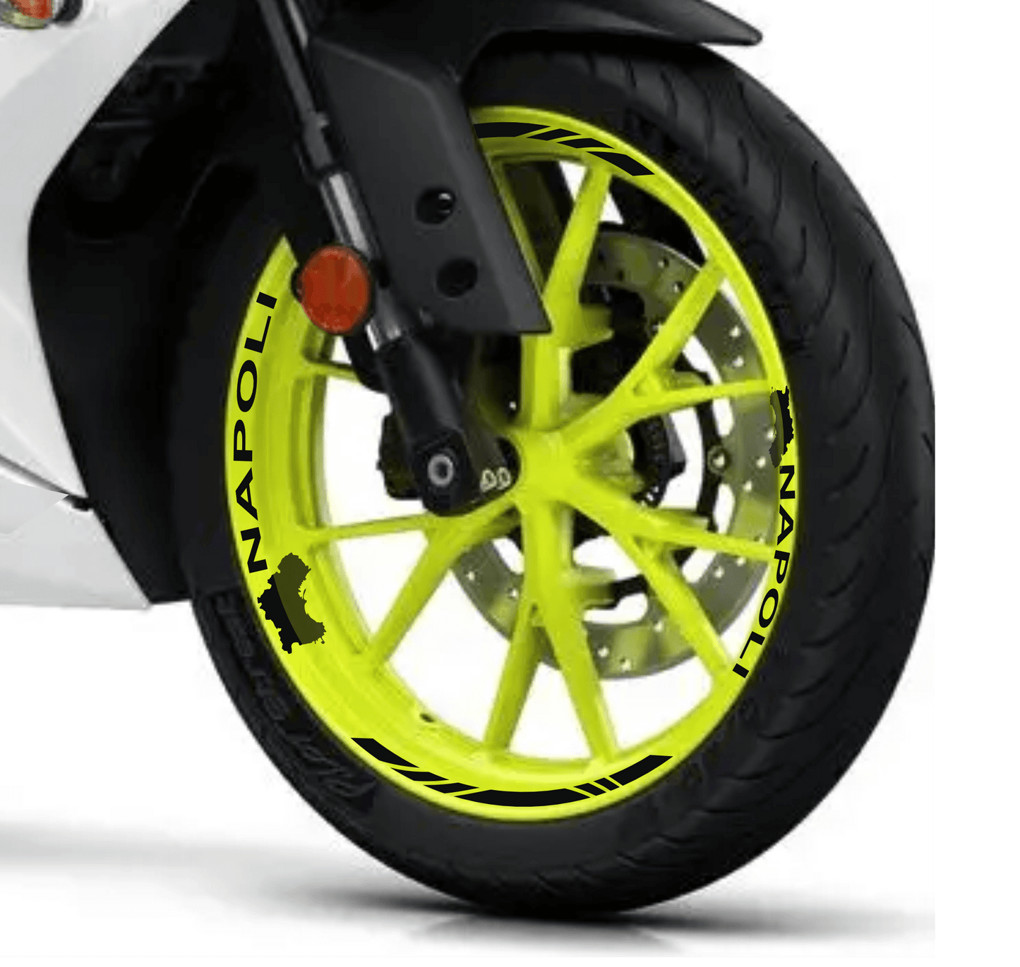 moto cerchi adesivi set adesivi decal vinile