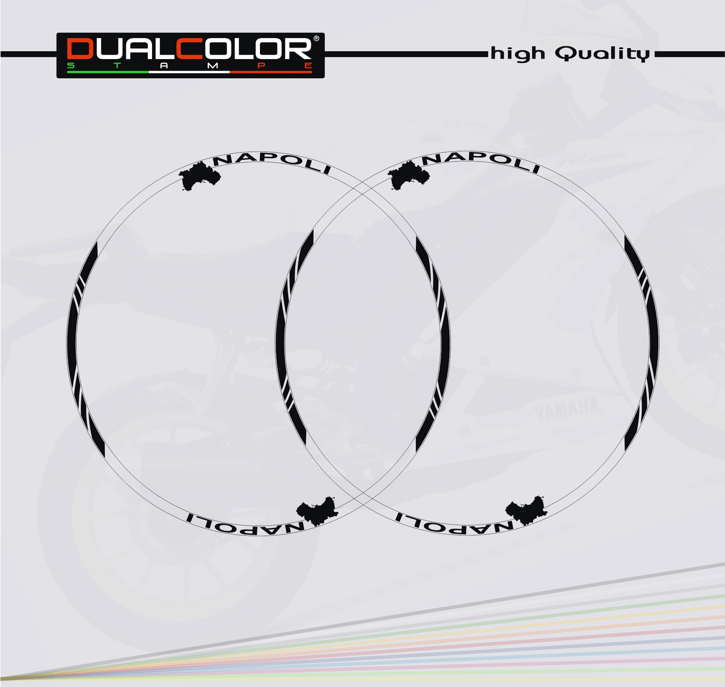set adesivi decal vinile