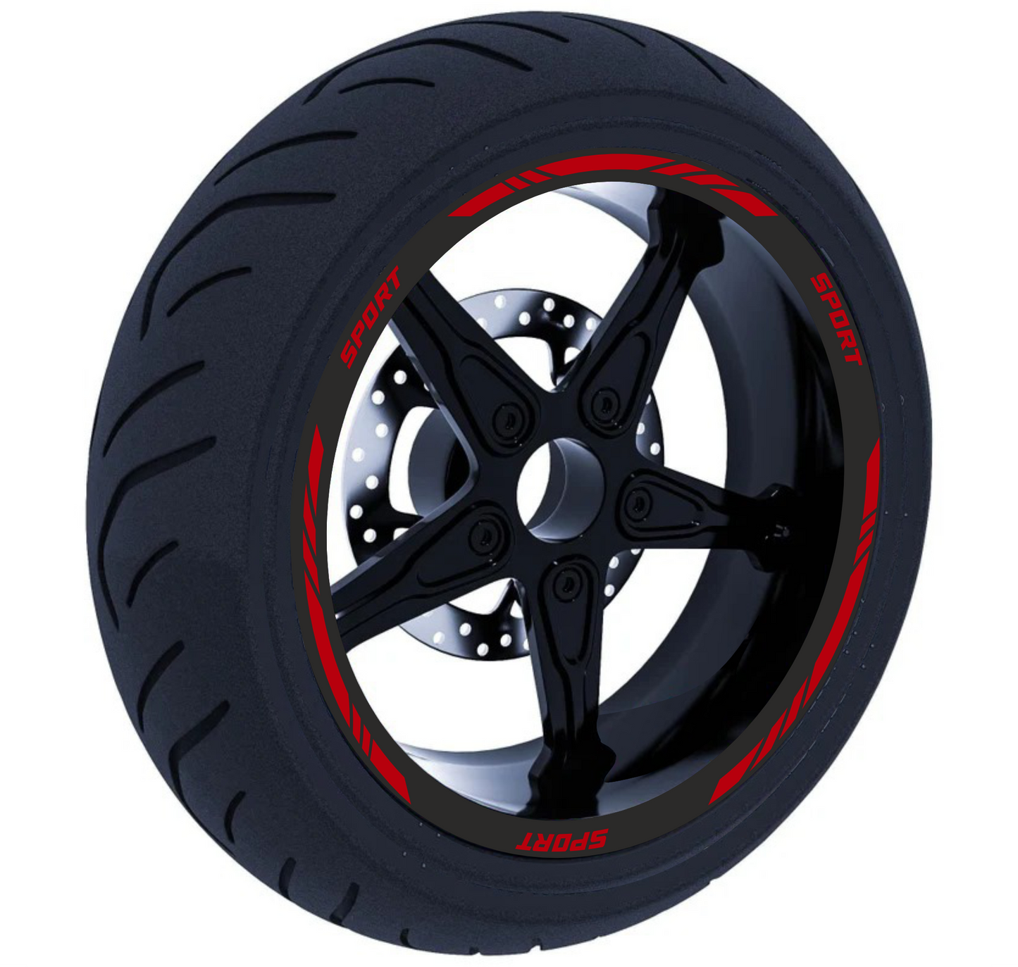 moto cerchi adesivi set adesivi decal vinile