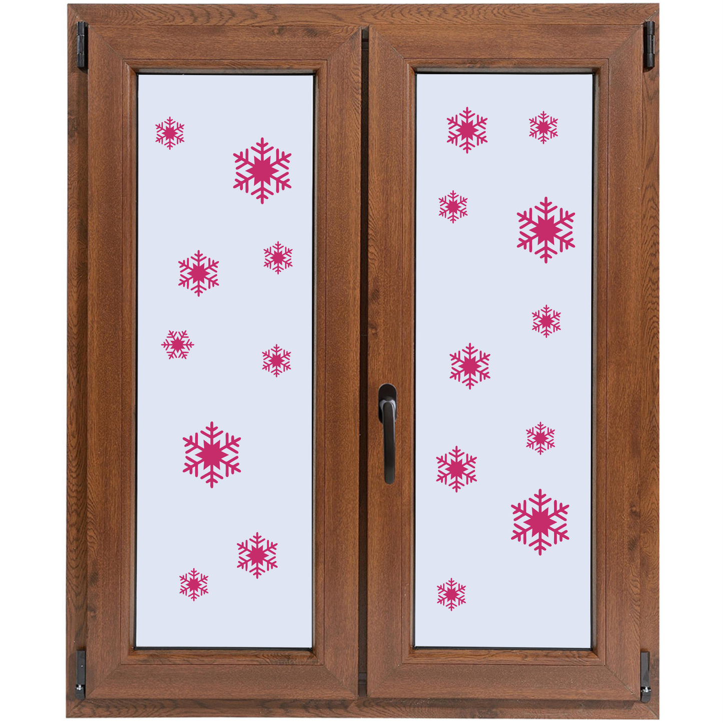 Adesivi Fiocchi di Neve per Natale Stickers da Vetro Fai da Te Finestra Decorazione Vetrina- VINILE COLORE A SCELTA COD.I0080 a €9.99 solo da DualColorStampe