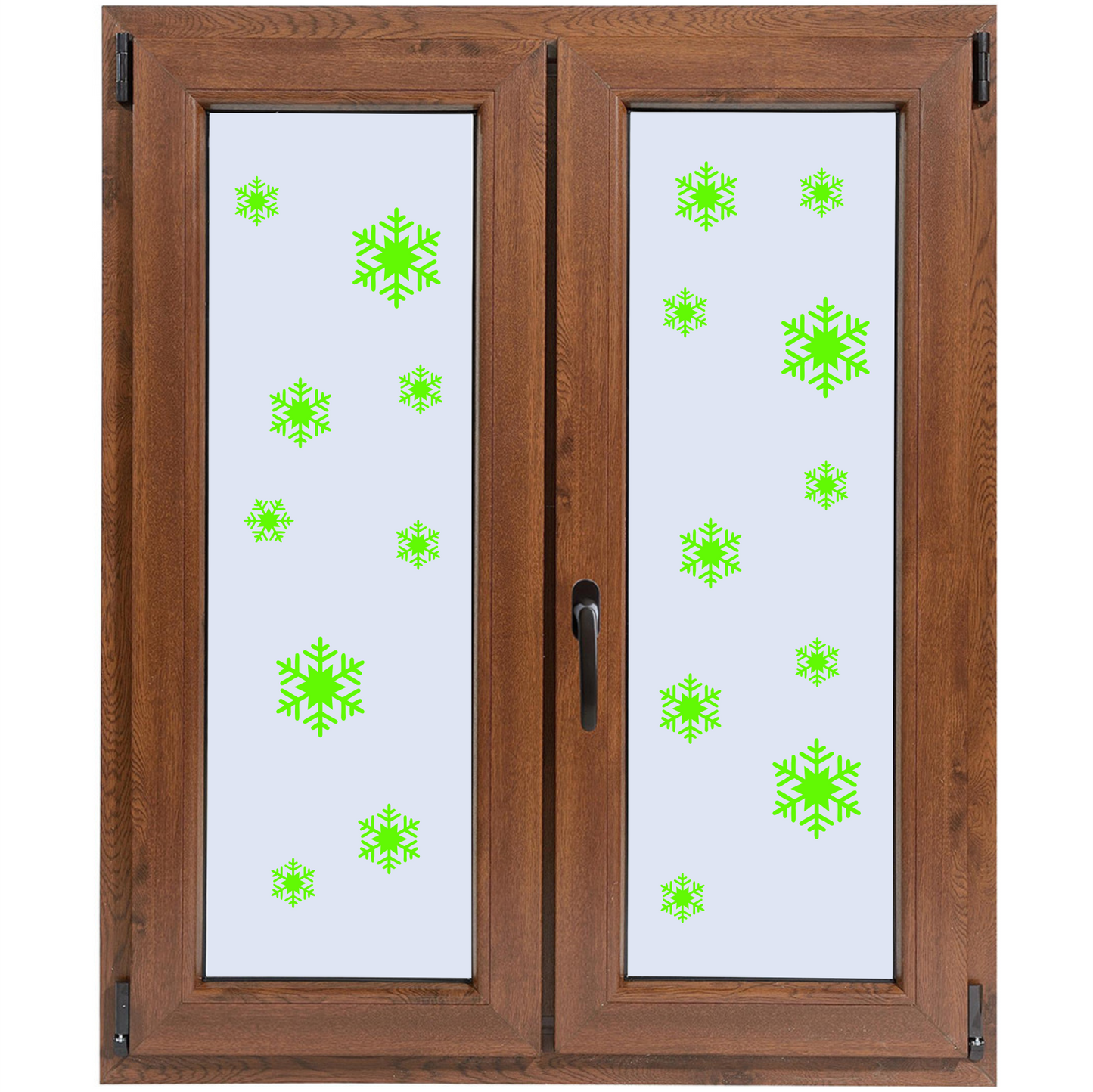 Adesivi Fiocchi di Neve per Natale Stickers da Vetro Fai da Te Finestra Decorazione Vetrina- VINILE COLORE A SCELTA COD.I0080 a €9.99 solo da DualColorStampe