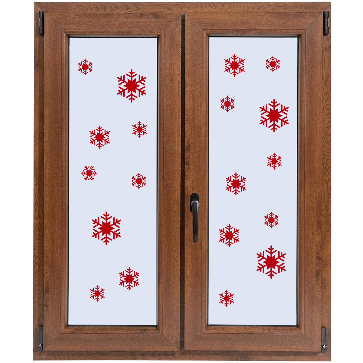 Adesivi Fiocchi di Neve per Natale Stickers da Vetro Fai da Te Finestra Decorazione Vetrina- VINILE COLORE A SCELTA COD.I0080 a €9.99 solo da DualColorStampe