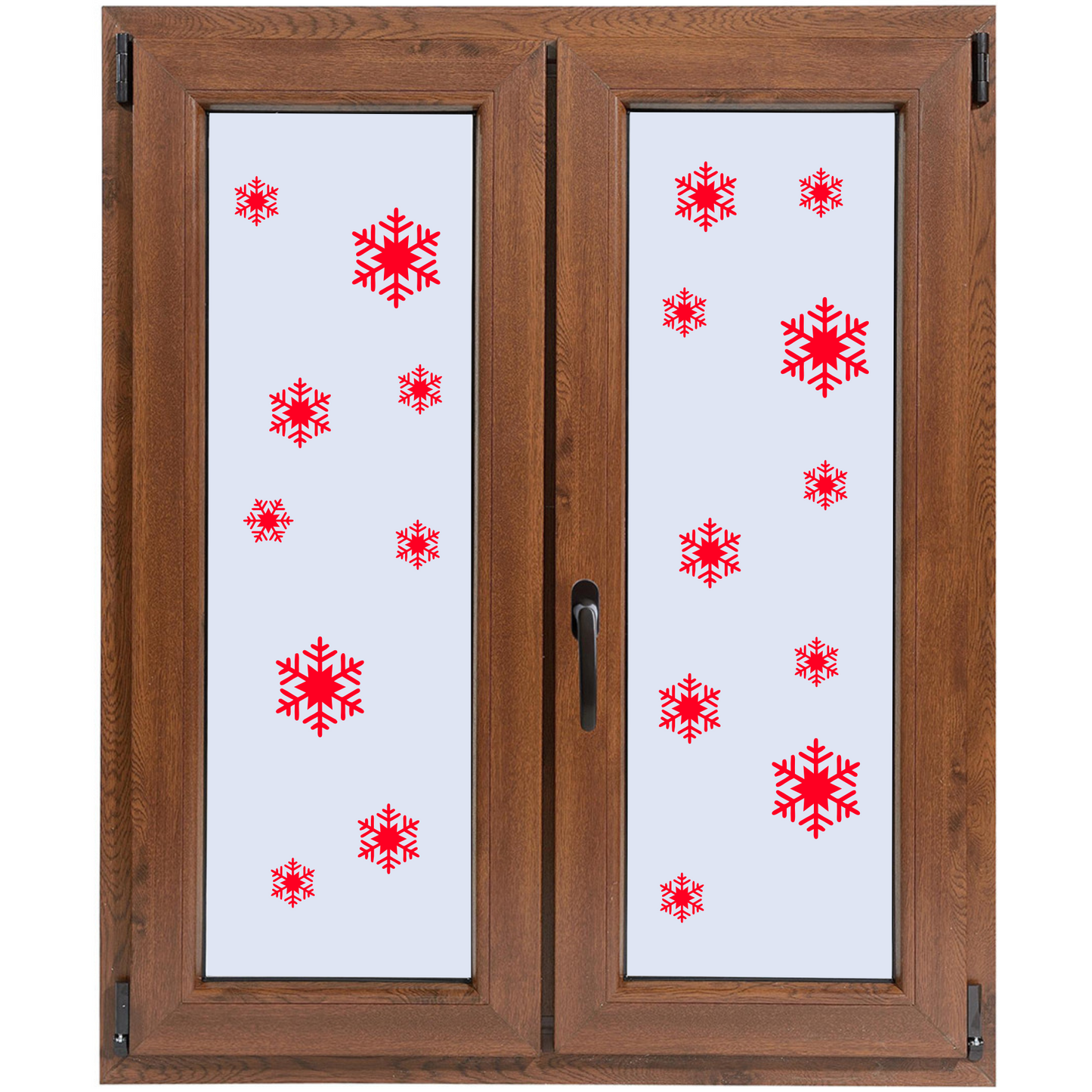 Adesivi Fiocchi di Neve per Natale Stickers da Vetro Fai da Te Finestra Decorazione Vetrina- VINILE COLORE A SCELTA COD.I0080 a €9.99 solo da DualColorStampe