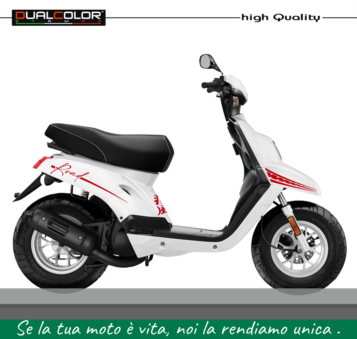DualColorSticker prints compatibel met Yamaha BOOSTER MBK Deezer TECNOLOGY DX-SX accessoires stickers motorfiets kleur keuze COD.M0286