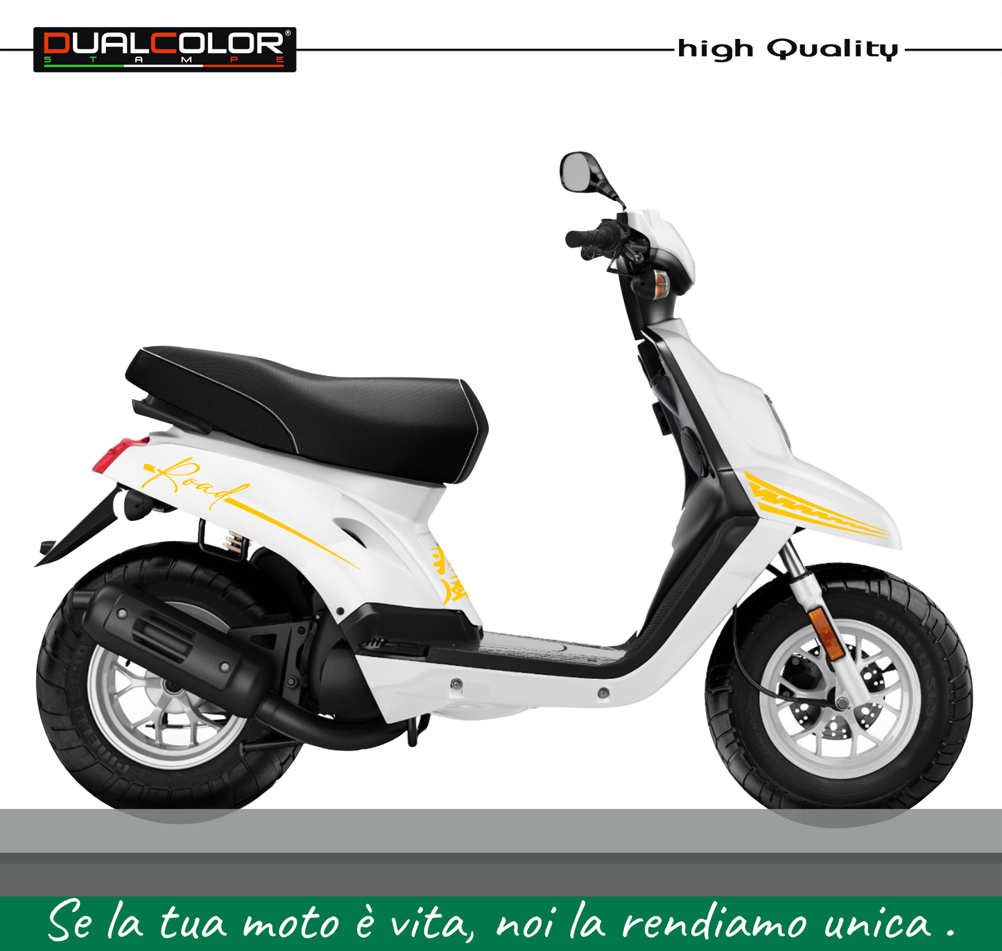 DualColorSticker prints compatibel met Yamaha BOOSTER MBK Deezer TECNOLOGY DX-SX accessoires stickers motorfiets kleur keuze COD.M0286