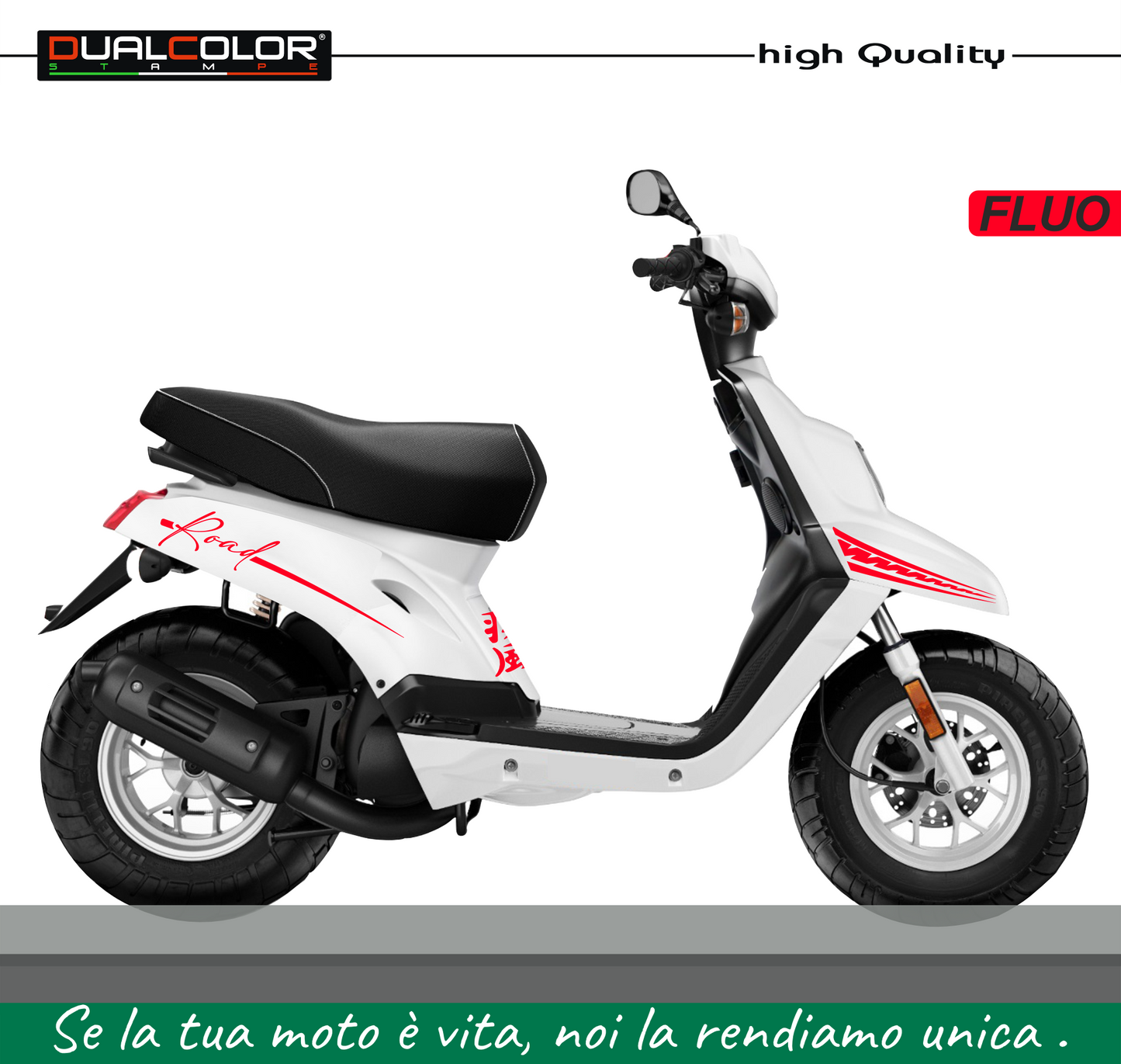 DualColorSticker prints compatibel met Yamaha BOOSTER MBK Deezer TECNOLOGY DX-SX accessoires stickers motorfiets kleur keuze COD.M0286