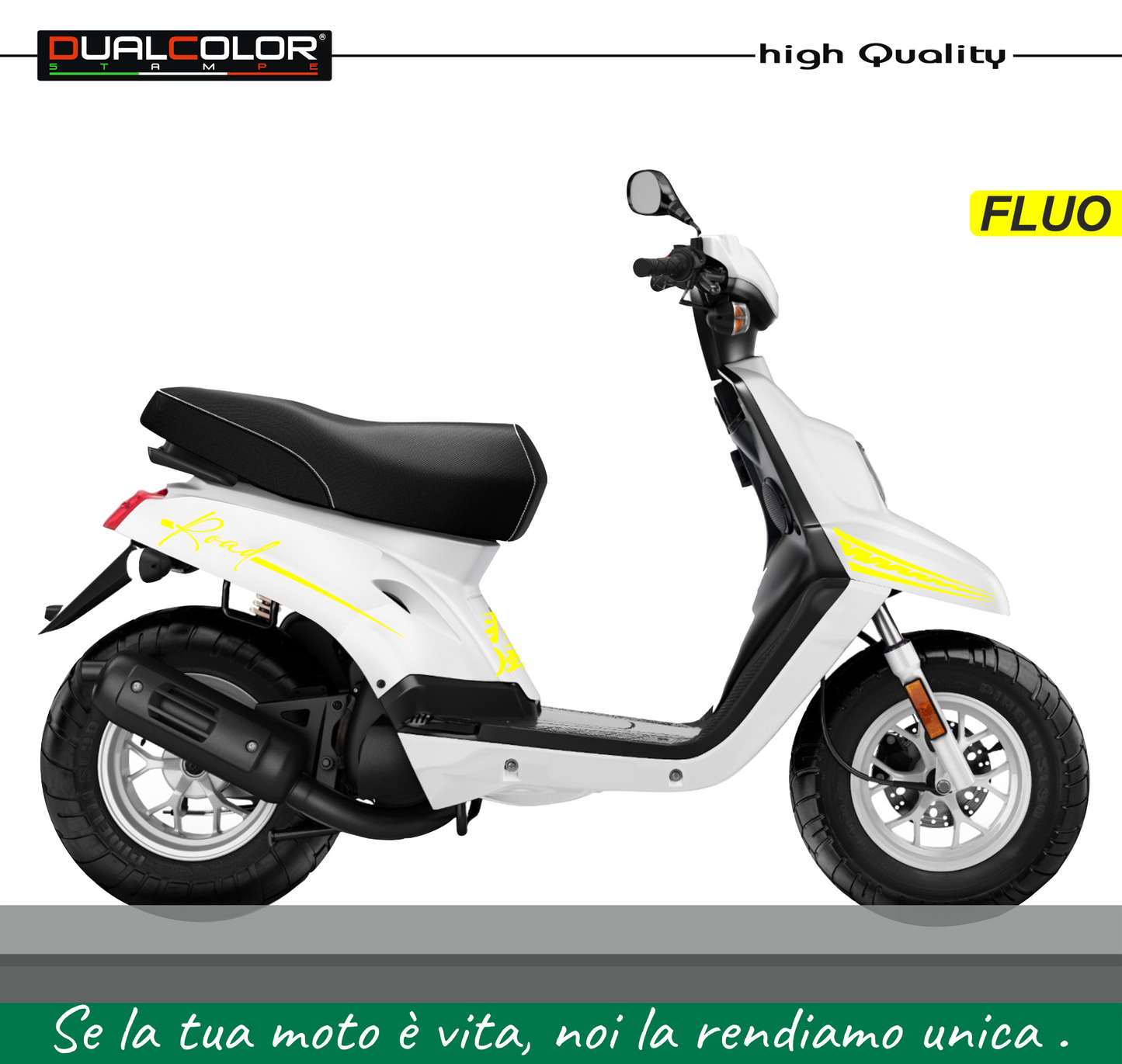 DualColorSticker prints compatibel met Yamaha BOOSTER MBK Deezer TECNOLOGY DX-SX accessoires stickers motorfiets kleur keuze COD.M0286
