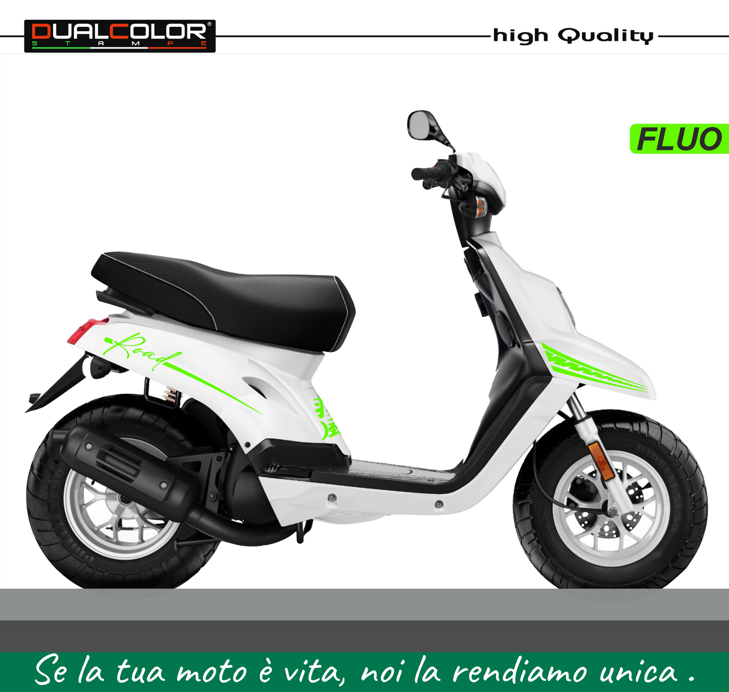 DualColorSticker prints compatibel met Yamaha BOOSTER MBK Deezer TECNOLOGY DX-SX accessoires stickers motorfiets kleur keuze COD.M0286