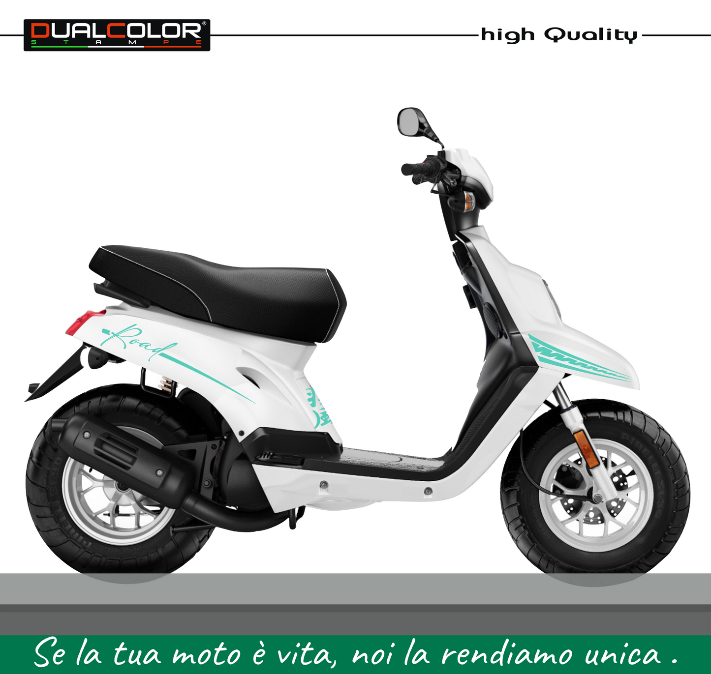 DualColorSticker prints compatibel met Yamaha BOOSTER MBK Deezer TECNOLOGY DX-SX accessoires stickers motorfiets kleur keuze COD.M0286