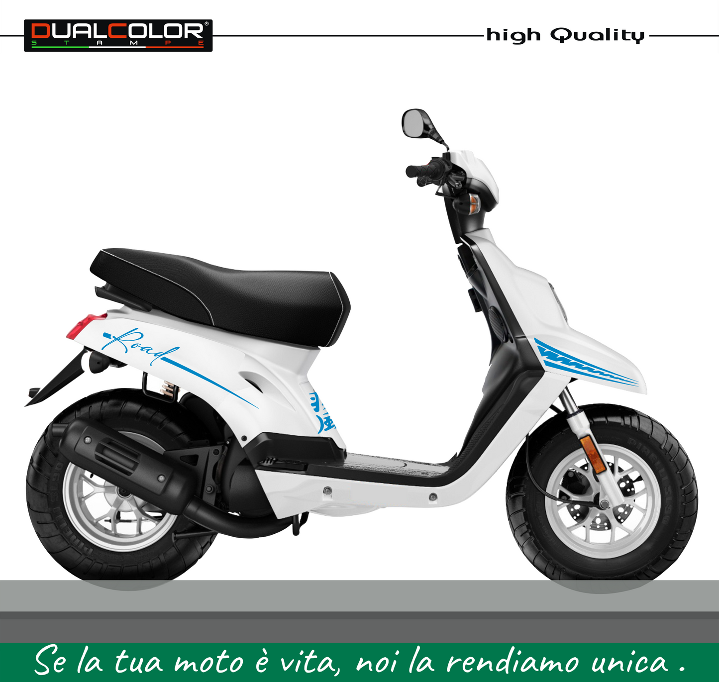 DualColorSticker prints compatibel met Yamaha BOOSTER MBK Deezer TECNOLOGY DX-SX accessoires stickers motorfiets kleur keuze COD.M0286
