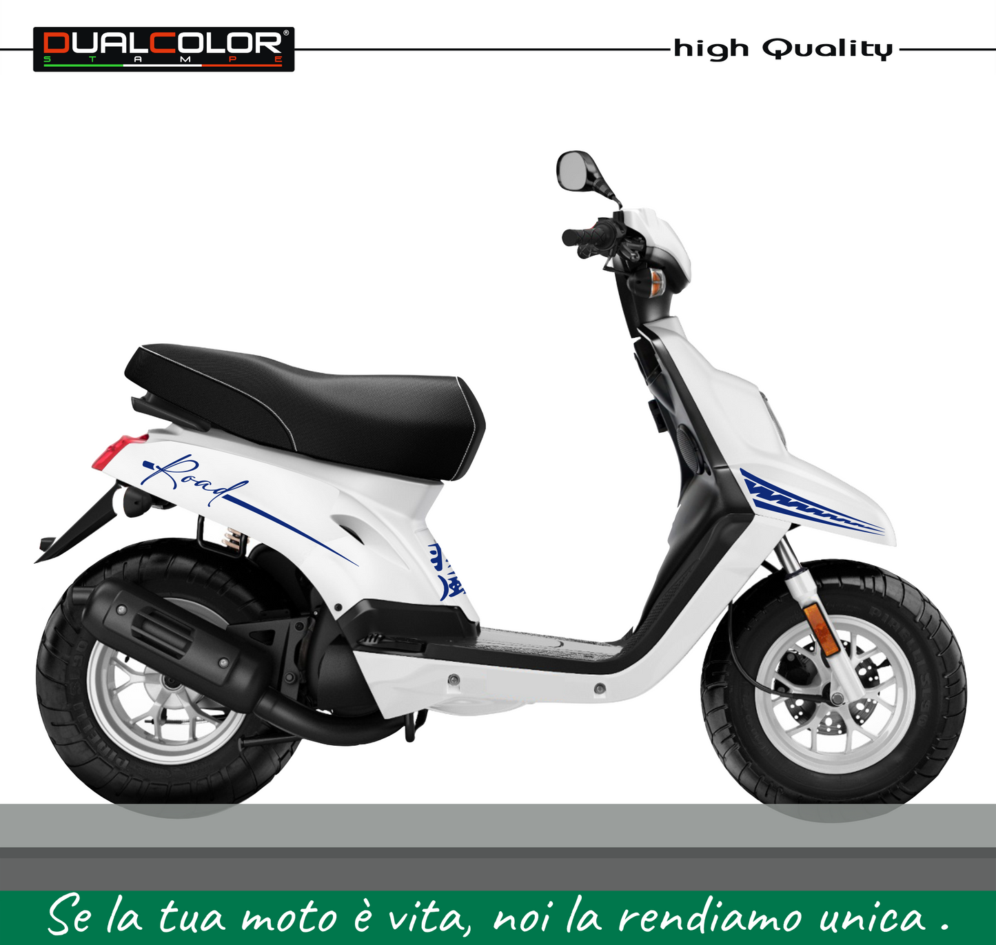 DualColorSticker prints compatibel met Yamaha BOOSTER MBK Deezer TECNOLOGY DX-SX accessoires stickers motorfiets kleur keuze COD.M0286