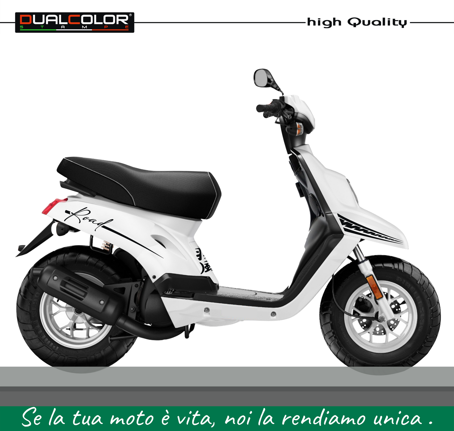 DualColorSticker prints compatibel met Yamaha BOOSTER MBK Deezer TECNOLOGY DX-SX accessoires stickers motorfiets kleur keuze COD.M0286