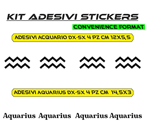 set adesivi decal vinile
