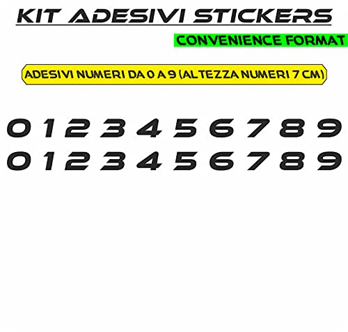 set adesivi decal vinile