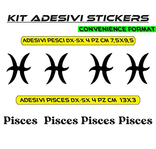 set adesivi decal vinile