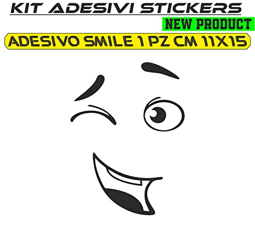 Adesivi SMILE Per Toilette Divertenti Sticker WC Simpatici Per Coperchio Del WC Per Bagno Wc Decor -Colore a scelta COD.I0074 a €10.99 solo da DualColorStampe