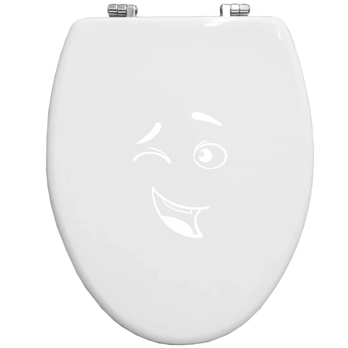 Adesivi SMILE Per Toilette Divertenti Sticker WC Simpatici Per Coperchio Del WC Per Bagno Wc Decor -Colore a scelta COD.I0074 a €10.99 solo da DualColorStampe