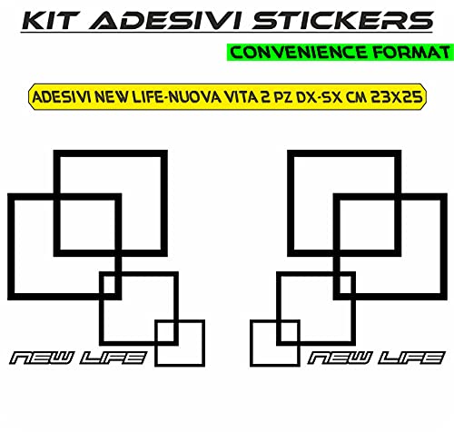 set adesivi decal vinile