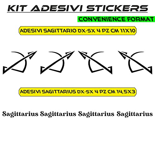 set adesivi decal vinile