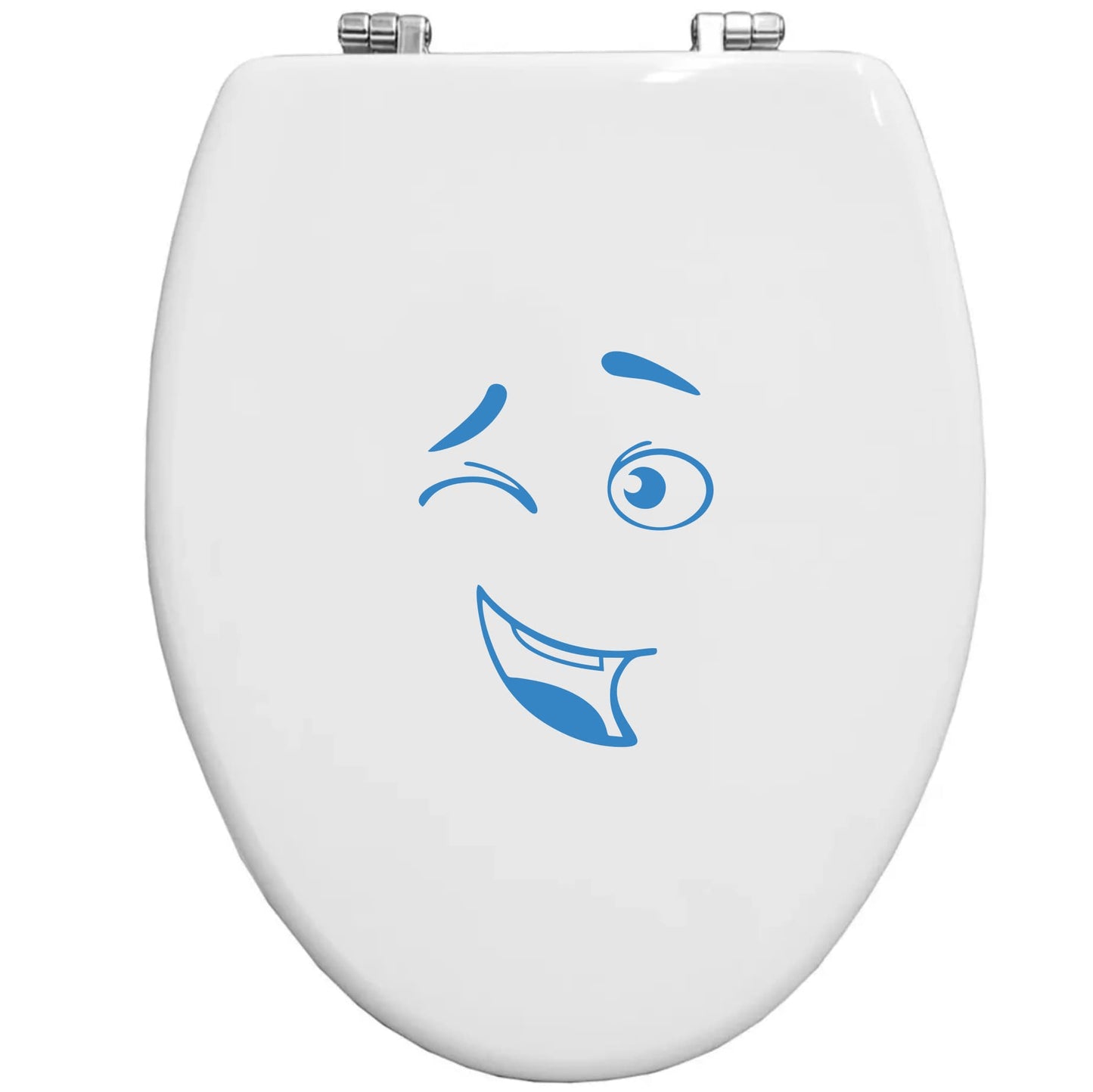 Adesivi SMILE Per Toilette Divertenti Sticker WC Simpatici Per Coperchio Del WC Per Bagno Wc Decor -Colore a scelta COD.I0074 a €10.99 solo da DualColorStampe