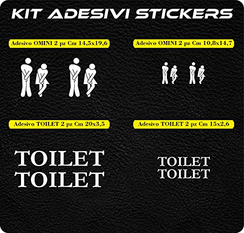set adesivi decal vinile