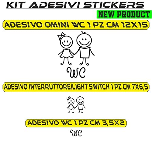 set adesivi decal vinile