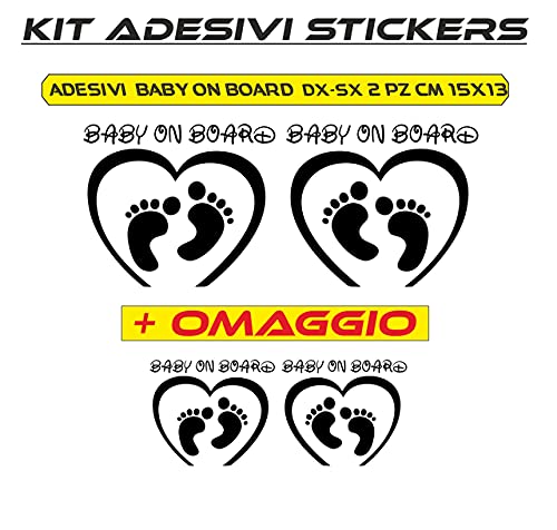 set adesivi decal vinile