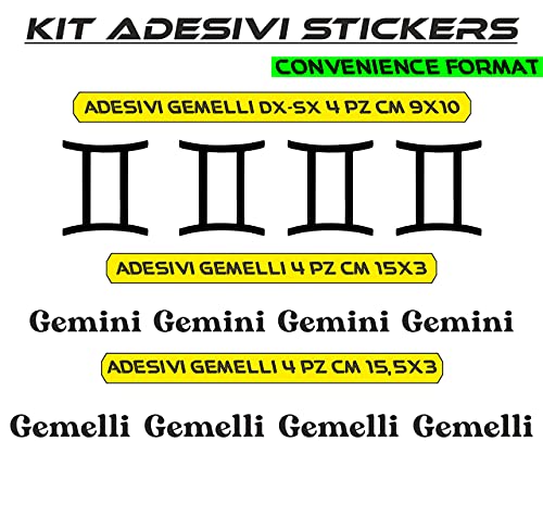 set adesivi decal vinile