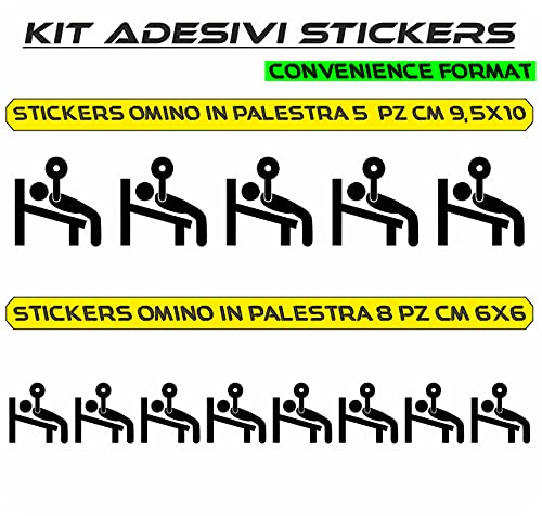 set adesivi decal vinile