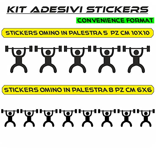 set adesivi decal vinile