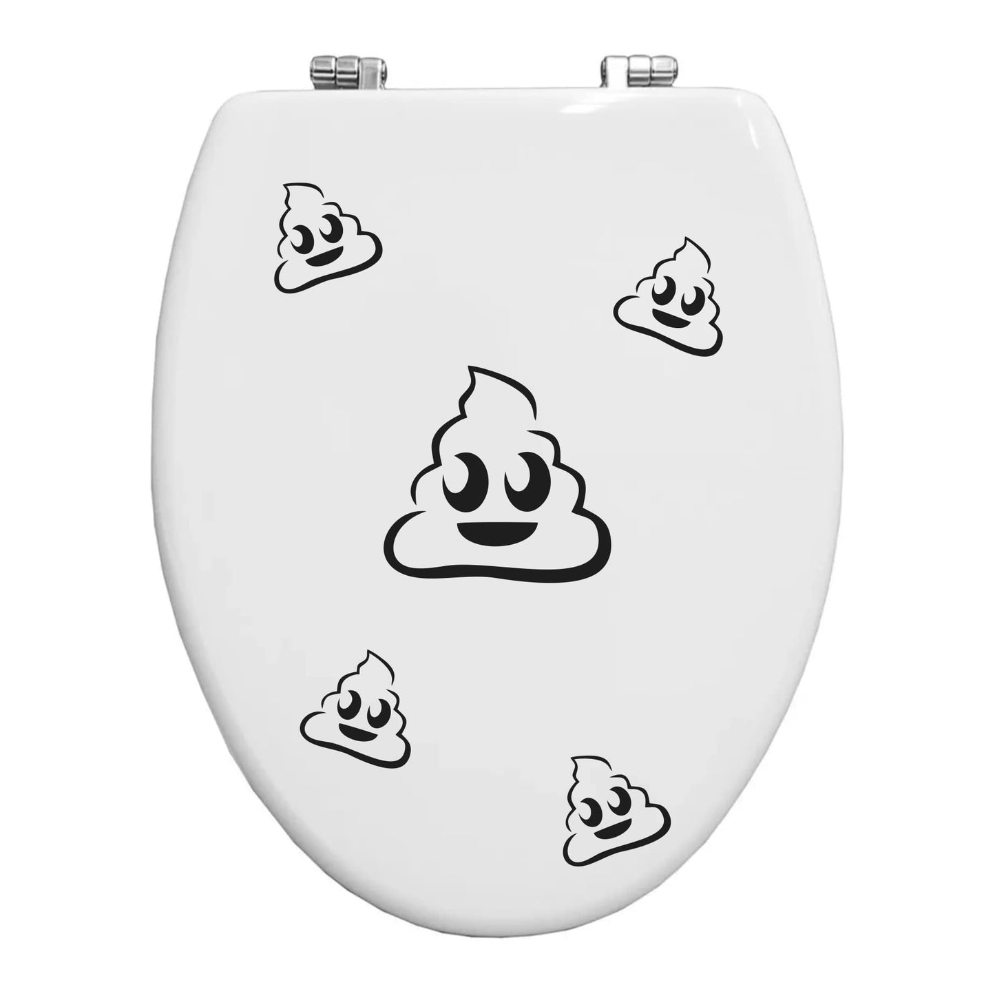 Adesivi Toilette WC CACCA Divertenti Sticker Simpatici Per Coperchio Del WC Per Bagno Wc Decor -Colore a scelta COD.I0065 a €10.99 solo da DualColorStampe